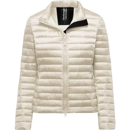 Bright Nylon Jacket with Synthetic Padding , female, Sizes: XS, M - BomBoogie - Modalova