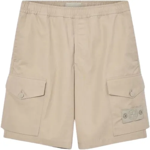 Casual Summer Bermuda Shorts , male, Sizes: W34, W33 - Stone Island - Modalova