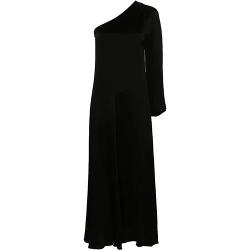 Schwarzes Kleid , Damen, Größe: L - Forte Forte - Modalova