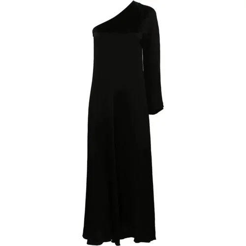 Schwarzes Kleid , Damen, Größe: M - Forte Forte - Modalova