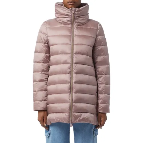 Misty Rose Synthetic Nylon Coat , female, Sizes: 2XL - Save The Duck - Modalova
