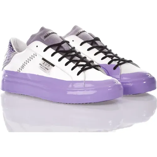 Handmade Lilac Sneakers for Men and Women , male, Sizes: 5 UK, 3 UK, 7 UK, 2 UK - Mimanera - Modalova