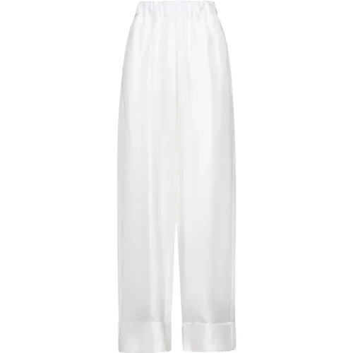 Elegant Trousers , female, Sizes: M, S, XS, 2XS - Blanca Vita - Modalova