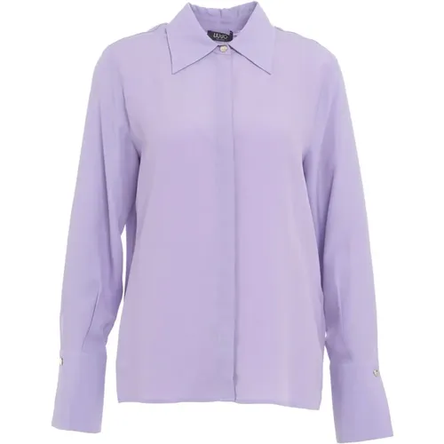 Women's Clothing Shirts Ss24 , female, Sizes: M, XS, 2XS - Liu Jo - Modalova