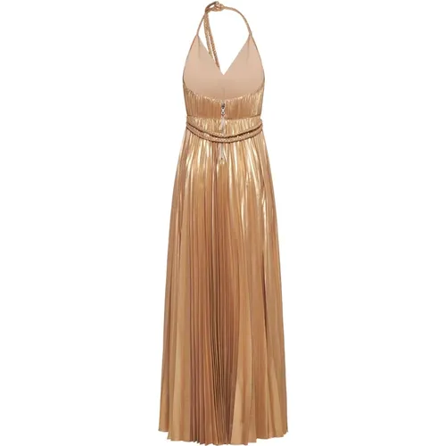 Golden Dresses for Women , female, Sizes: XS - alice + olivia - Modalova