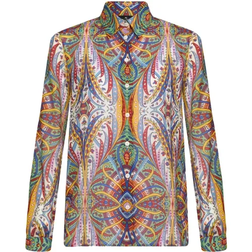 MultiColour Paisley Print Hemd , Damen, Größe: S - ETRO - Modalova