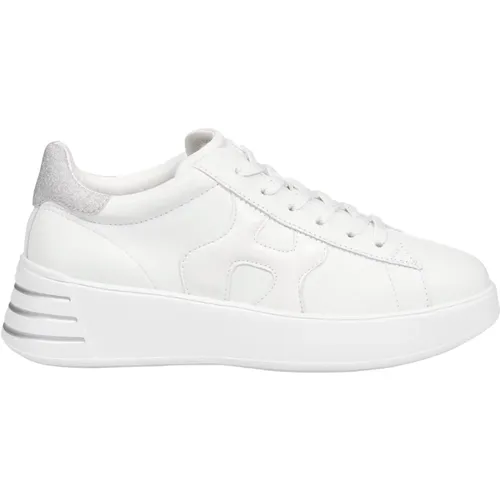 Weiße Sneakers Rebel Ss24 Stil , Damen, Größe: 36 1/2 EU - Hogan - Modalova