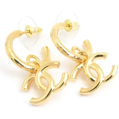 Pre-owned Metal earrings , female, Sizes: ONE SIZE - Chanel Vintage - Modalova