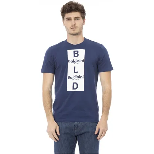 Trend T-shirt mit Logo-Muster - Baldinini - Modalova