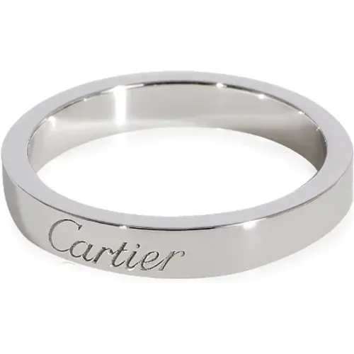 Pre-owned Metal rings , female, Sizes: ONE SIZE - Cartier Vintage - Modalova