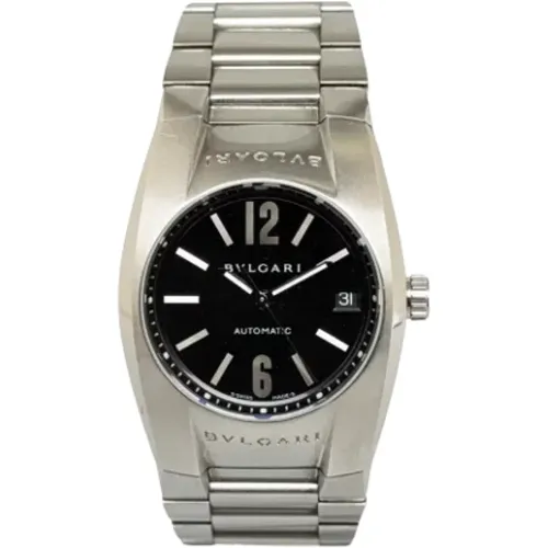 Pre-owned Stainless Steel watches , male, Sizes: ONE SIZE - Bvlgari Vintage - Modalova