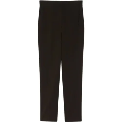 Jersey Trousers Semi-Fitted Style , female, Sizes: S, L, M - Iblues - Modalova