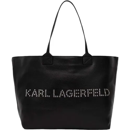 Elegante Schwarze Tote Tasche - Karl Lagerfeld - Modalova