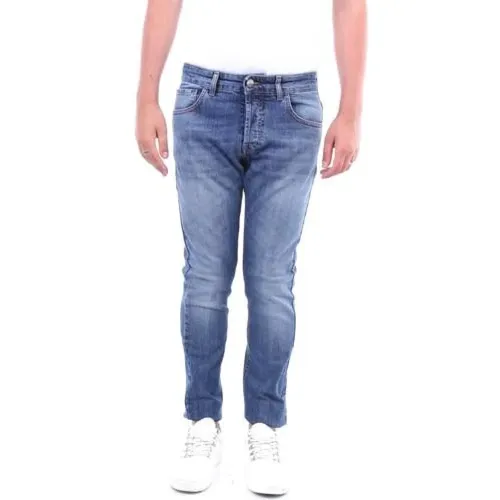 Slim Fit Men's Jeans Five Pockets , male, Sizes: W38 - Entre amis - Modalova