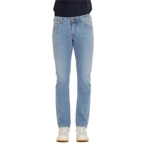 Luxury Denim Jeans Scott Fit , male, Sizes: W30, W33, W35, W34 - Jacob Cohën - Modalova