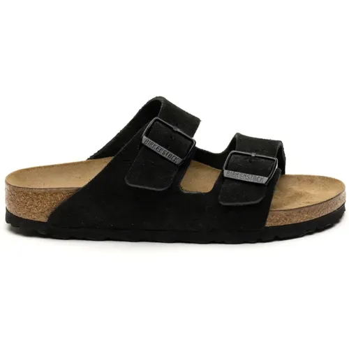 Arizona Schwarze Sandalen - Birkenstock - Modalova