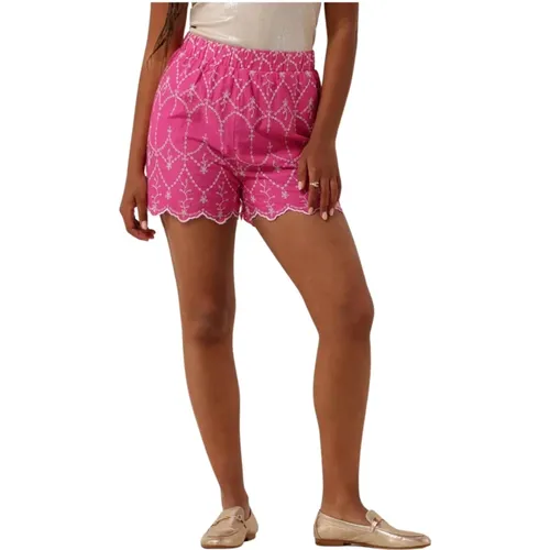 Rosa Sommer Shorts für Frauen , Damen, Größe: XS - Y.A.S - Modalova