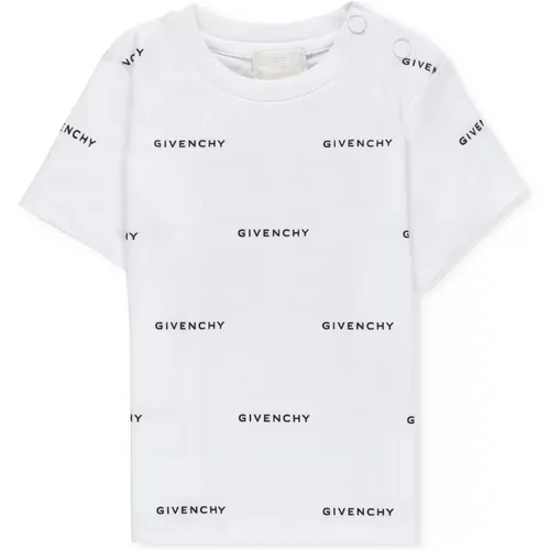 Junior Baumwoll Logo Muster T-shirt - Givenchy - Modalova