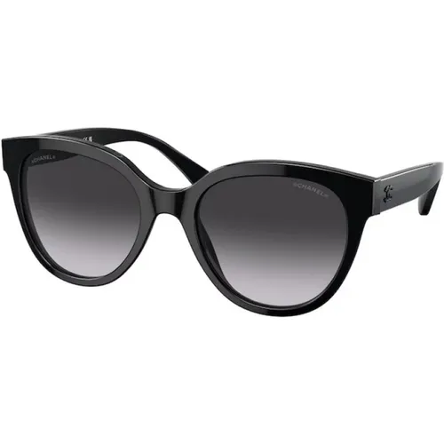 Schwarze Rahmen Sonnenbrille Ch5414 1710S6 - Chanel - Modalova