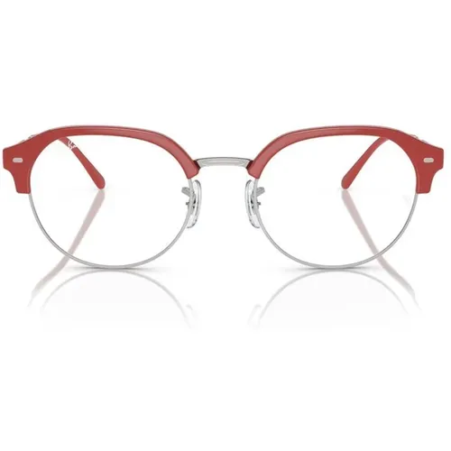 Silber Rote Brillenfassung , Damen, Größe: 51 MM - Ray-Ban - Modalova