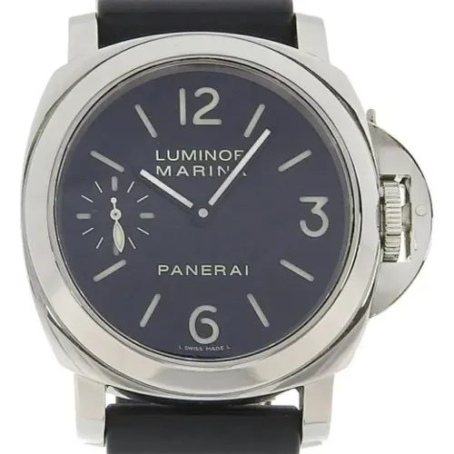 Pre-owned Stainless Steel watches , male, Sizes: ONE SIZE - Panerai Pre-owned - Modalova