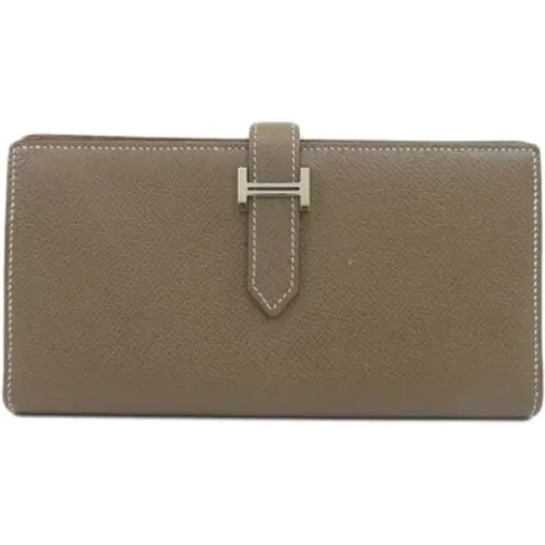 Gebrauchte Leder Brieftasche - Hermès Vintage - Modalova