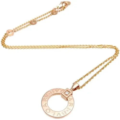 Pre-owned Rose Gold necklaces , female, Sizes: ONE SIZE - Bvlgari Vintage - Modalova