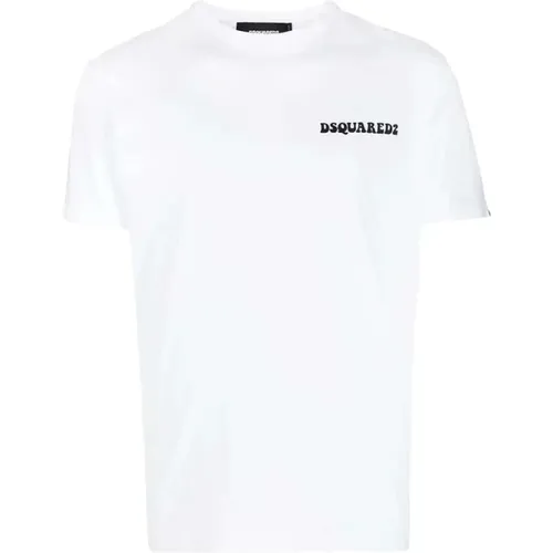 Logo Print T-shirt , male, Sizes: XL, 2XL, L, S - Dsquared2 - Modalova