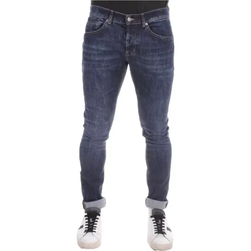 Slim-Fit Jeans mit Knopfverschluss - Dondup - Modalova