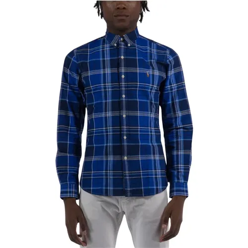 Checkered Shirt , male, Sizes: L, M, S - Ralph Lauren - Modalova