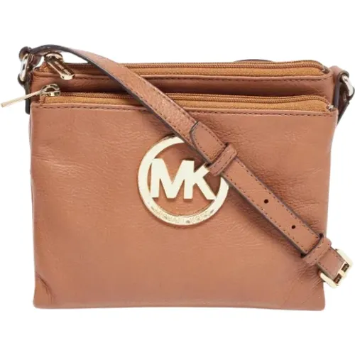 Pre-owned Leder Schultertasche , Damen, Größe: ONE Size - Michael Kors Pre-owned - Modalova