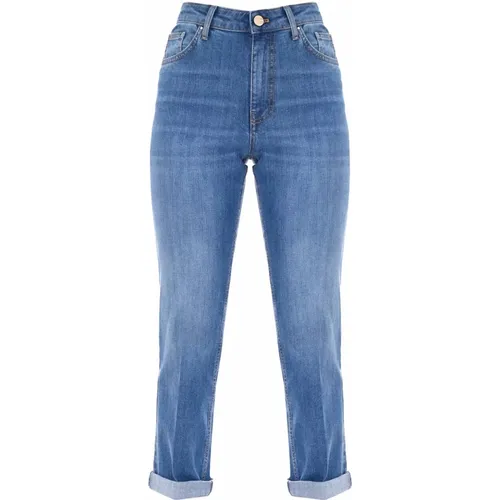 Stone-Washed Mom Jeans , Damen, Größe: W26 - Kocca - Modalova