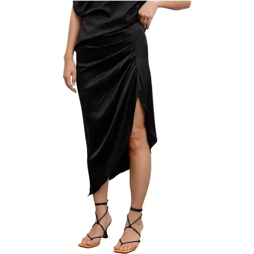 Tilda silk skirt , Damen, Größe: M - Ahlvar Gallery - Modalova