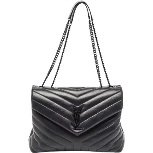 Pre-owned Leather shoulder-bags , female, Sizes: ONE SIZE - Yves Saint Laurent Vintage - Modalova