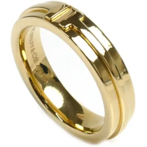 Pre-owned Gold rings , female, Sizes: ONE SIZE - Tiffany & Co. Pre-owned - Modalova