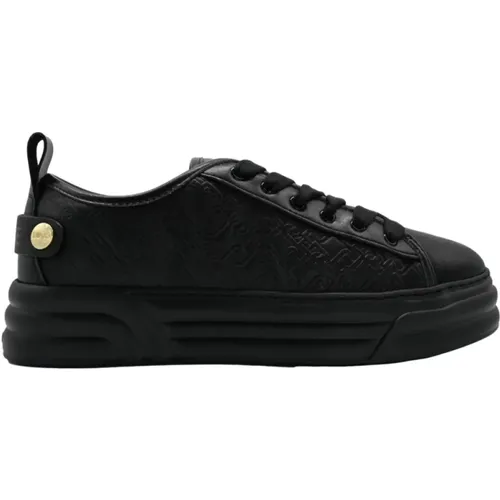 Black Cleo Sneakers - Embossed Calf , male, Sizes: 5 UK, 2 UK, 3 UK, 4 UK - Liu Jo - Modalova