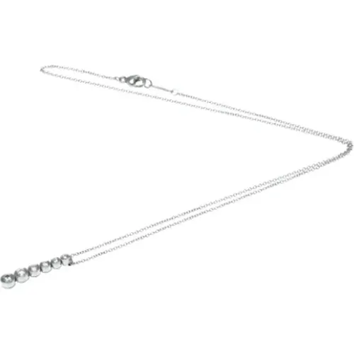 Pre-owned Platinum necklaces , female, Sizes: ONE SIZE - Tiffany & Co. Pre-owned - Modalova