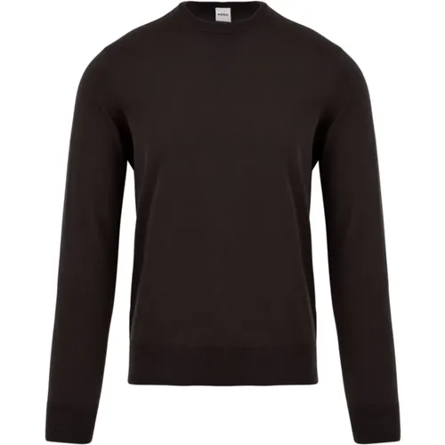 Braune Pullover für Herren , Herren, Größe: 3XL - Aspesi - Modalova