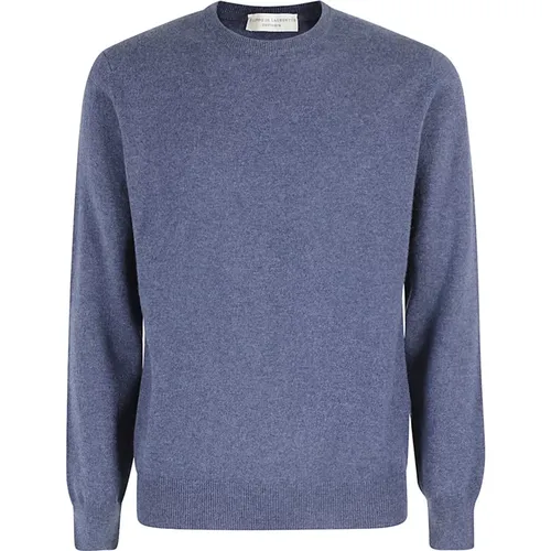 Cashmere Neck Sweater , male, Sizes: 3XL, 2XL, L, XL - Filippo De Laurentiis - Modalova