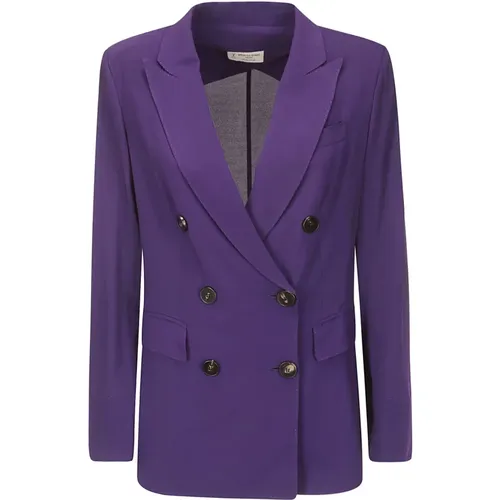 Elegant Double-Breasted Jacket , female, Sizes: M - Alberto Biani - Modalova