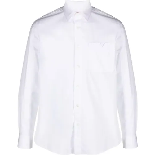 Weiße Hemden für Herren , Herren, Größe: M - Valentino Garavani - Modalova