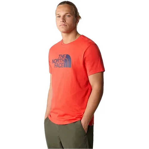 S/S Easy Tee Fie T-shirt , Herren, Größe: S - The North Face - Modalova