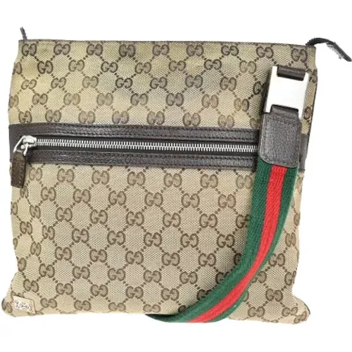 Pre-owned Canvas gucci-bags , female, Sizes: ONE SIZE - Gucci Vintage - Modalova