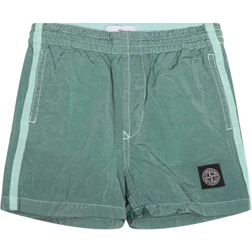 Gekräuselte Badeshorts - Stone Island - Modalova