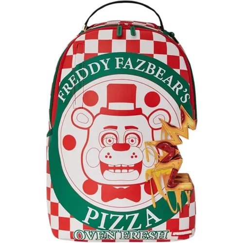 Freddy's Pizza Backpack , unisex, Sizes: ONE SIZE - Sprayground - Modalova