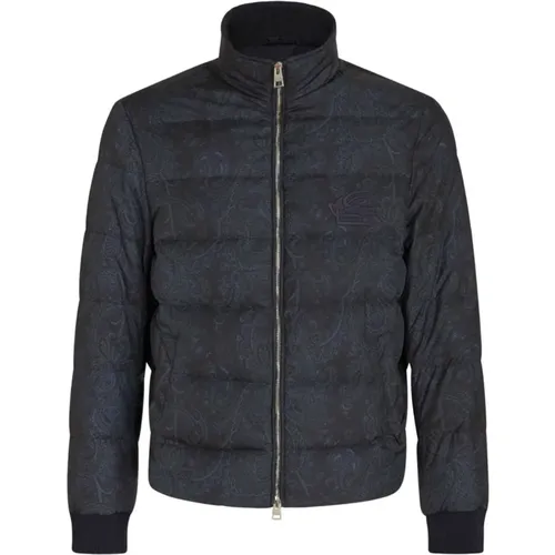 Paisley Print Padded Jacket , male, Sizes: L, M, XL - ETRO - Modalova