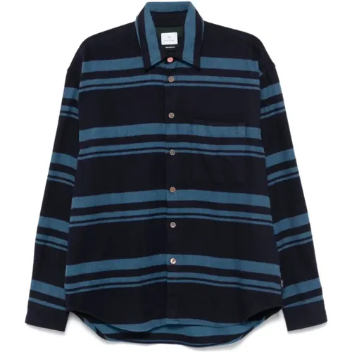 Striped Flannel Shirt , male, Sizes: M, L, XL, S, 2XL - Paul Smith - Modalova