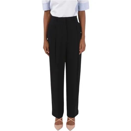 Hochtaillierte Weit geschnittene Hose - TORY BURCH - Modalova