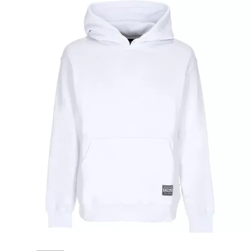 Logo Label Weiße Hoodie , Herren, Größe: L - Propaganda - Modalova