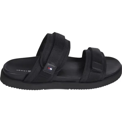 Sandale mit gefaltetem Riemen , Herren, Größe: 42 EU - Tommy Hilfiger - Modalova